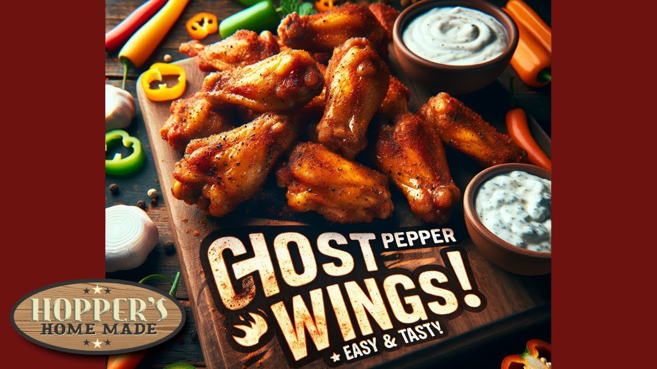 Spice Up Your BBQ Game with Ghost Pepper Wings! 🔥 Easy & Tasty!