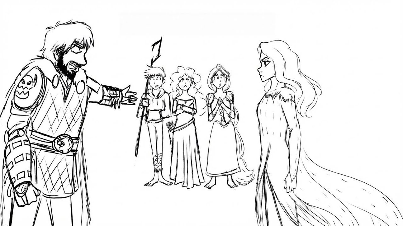 Hiccup Discusses Elsa's Bad Dream (Comic Dub)