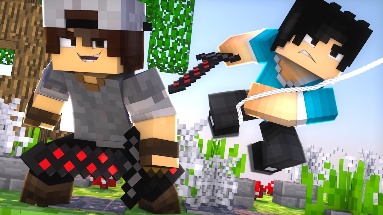 Minecraft: SORTE NO PVP - ESPADA PODER DE ARANHA!