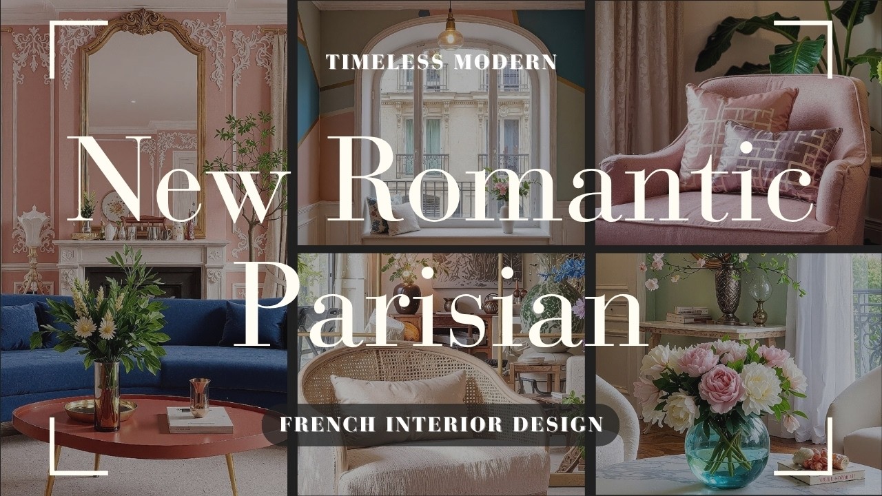 Modern Parisian Interior Decor New Romantic Style