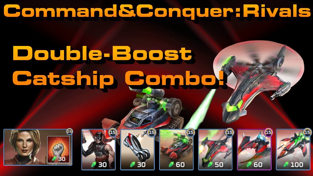 C&C Rivals: Double Boosted Catship Combo!