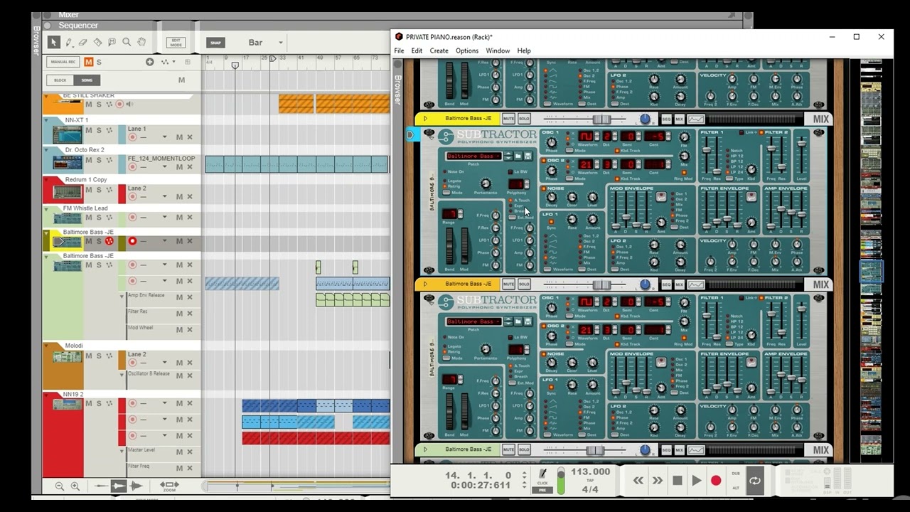 I've Just Discovered A 'LOG DRUM BASS' On Reason12