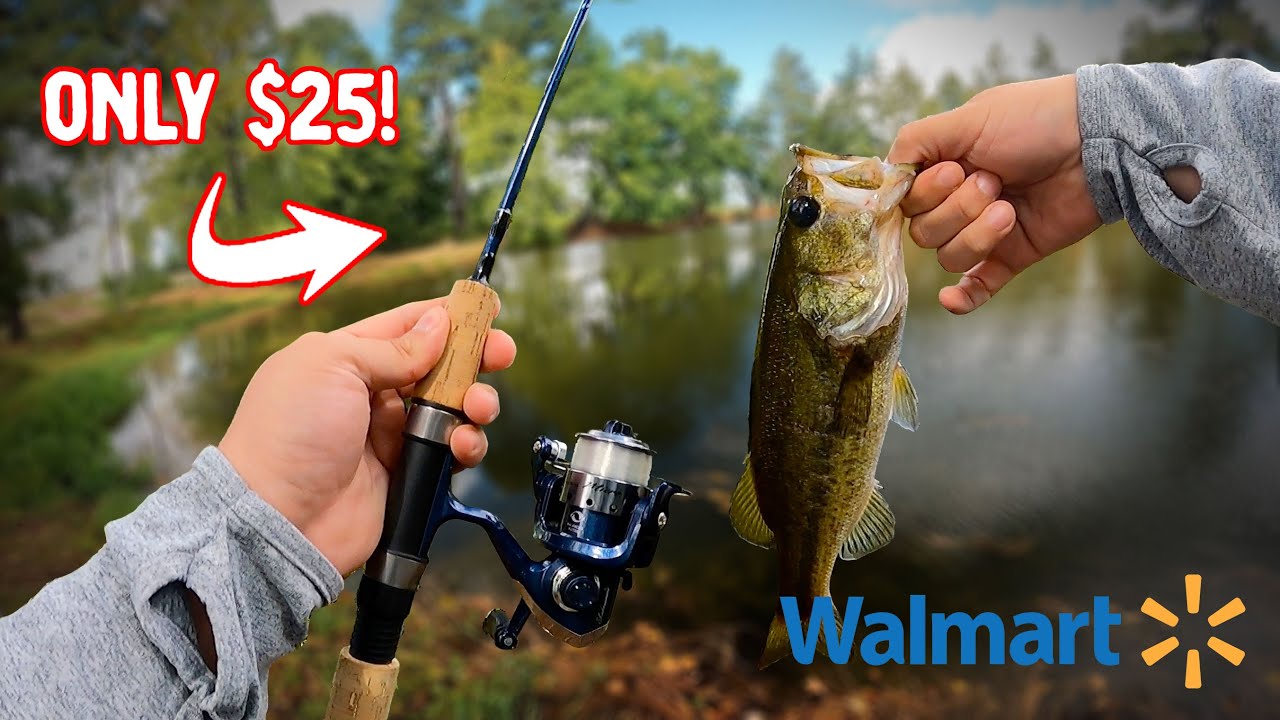 Best Walmart Rod and Reel Fishing Combo Under $25!