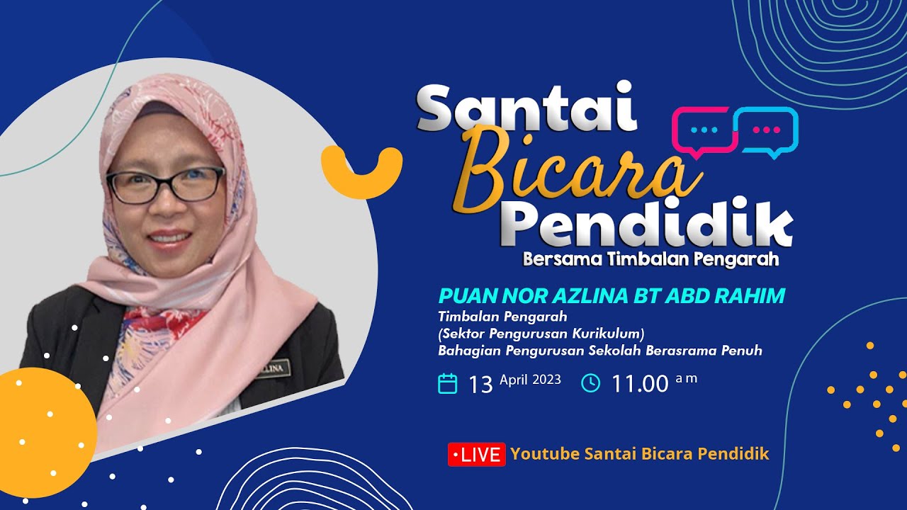 Santai Bicara Pendidik : Bersama Timbalan Pengarah