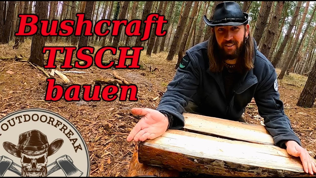 GANZ EINFACH Bushcraft-Tisch bauen