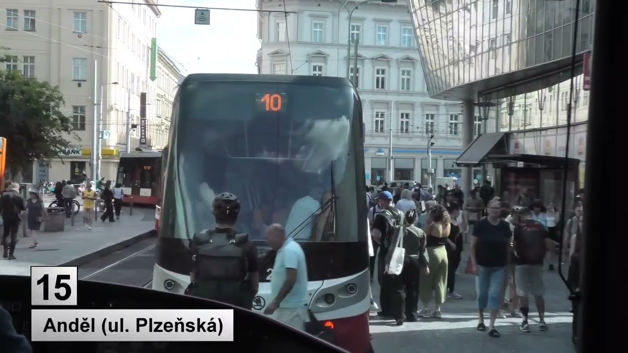 Tramvaje Praha 2025 Linka 15