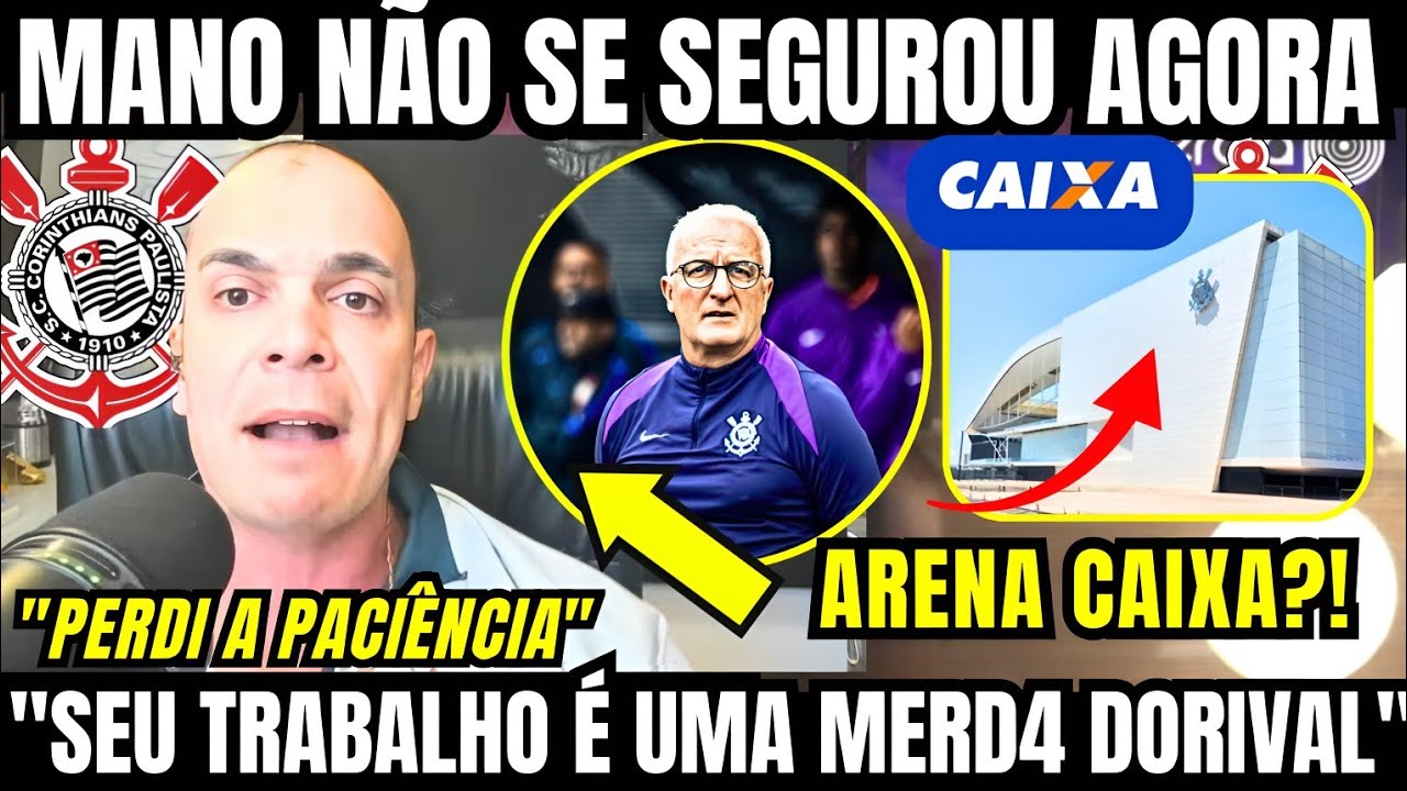 MANO PASSOU DOS LIMITES AGORA SOBRE AS &Uacute;LTIMAS INFORMA&Ccedil;&Otilde;ES DO CORINTHIANS NESSA SEGUNDA AGITADA!
