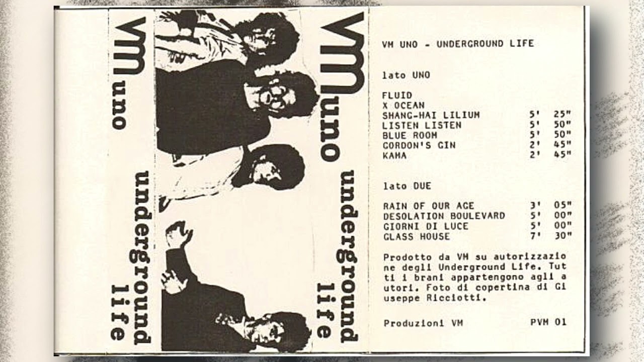 Underground Life &ndash; VM Uno - DEMO TAPE 1984 - REMASTERED 2023