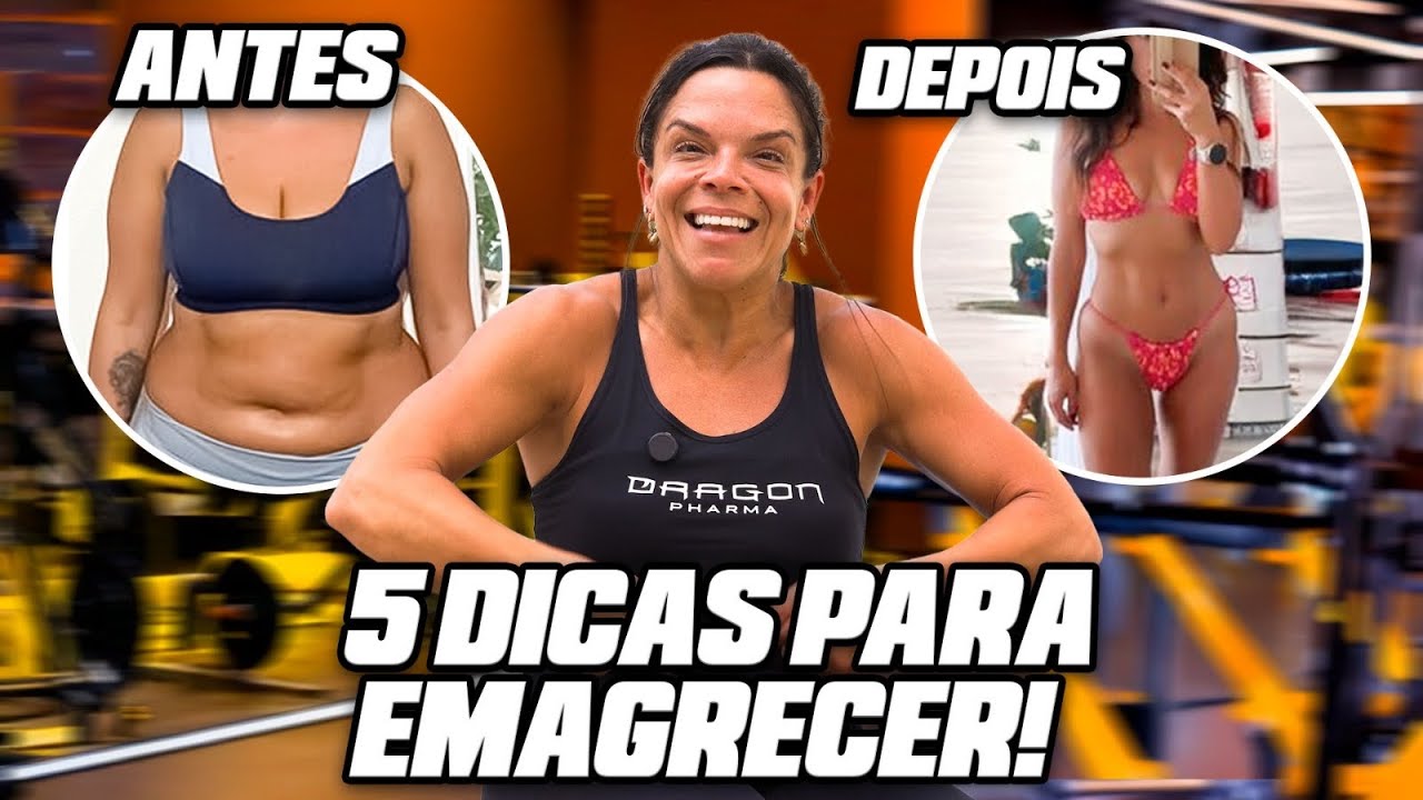 5 DICAS PARA EMAGRECER EM 1 MÊS C/ CAROL VAZ