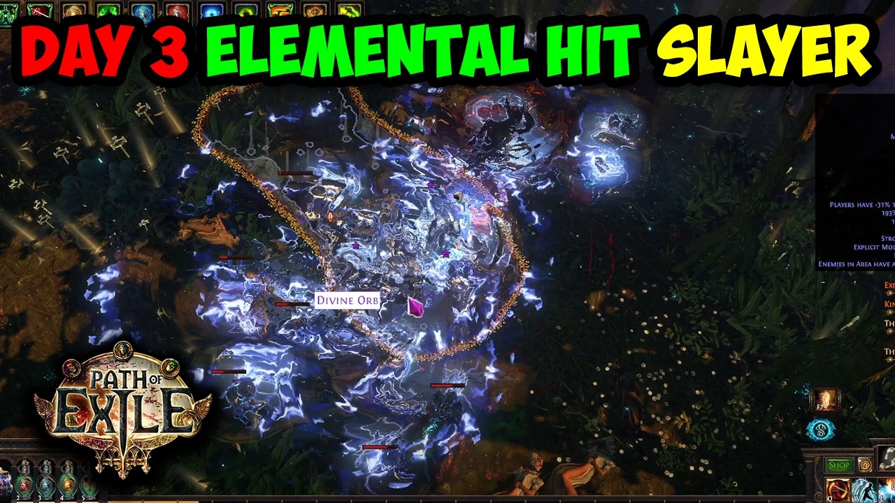 Day 3 Elemental Hit Slayer Progression Update (the build is INSANE) Path of Exile 3.28 Mirage