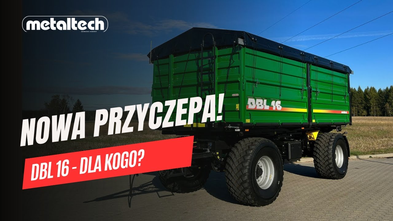 Nowa przyczepa Metaltech | Sprawdź dla kogo jest DBL 16? 🔥‼