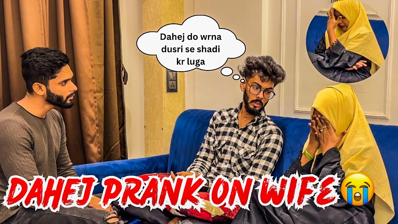 DAHEJ PRANK ON WIFE😰 | RUHINA KO ASI UMMED NAHI THI | AALTU FALTU | BILAL & ZAHID |