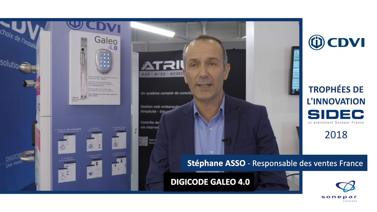 CDVI Digicode galeo 4.0