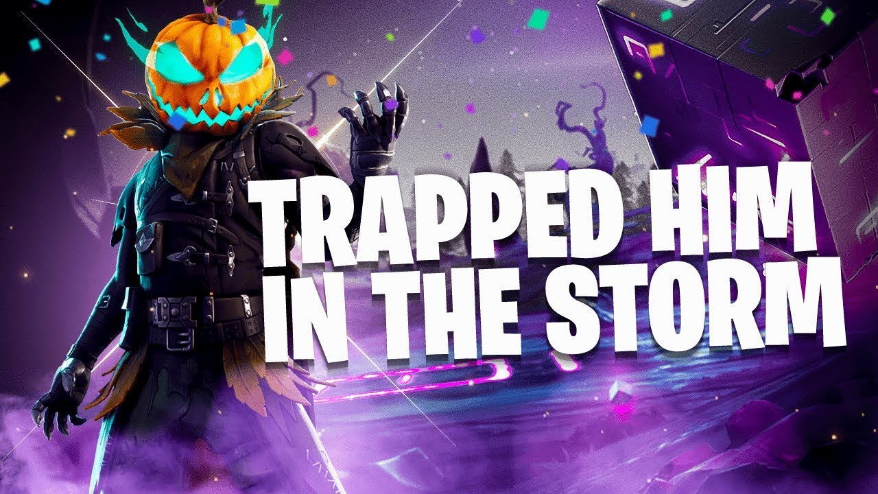 I trapped him in the storm... (Fortnite: Battle Royale) - FaZe SpaceLyon