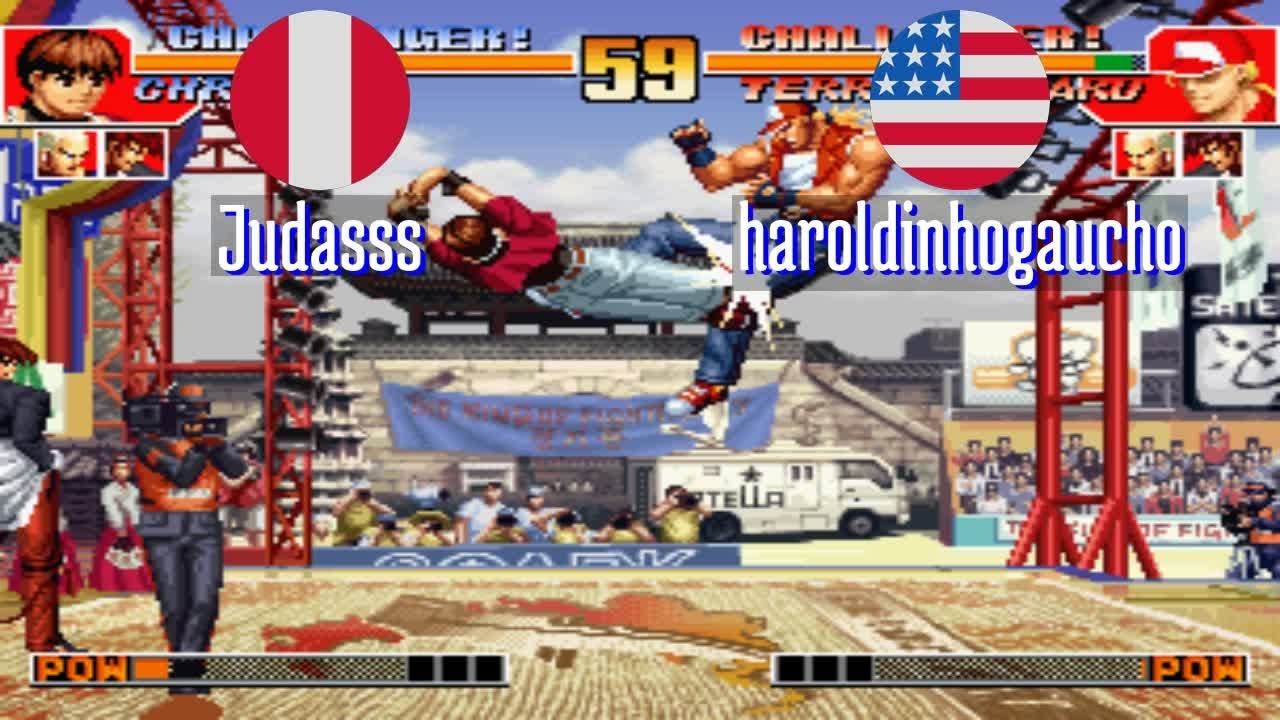 FT5 @kof97: Judasss (PE) vs haroldinhogaucho (US) [King of Fighters 97 Fightcade] Feb 22