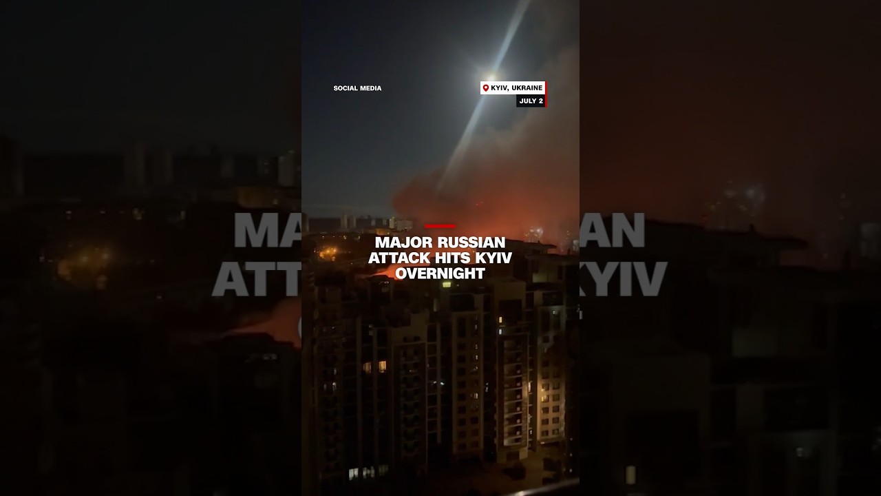 Major Russian attack hits Kyiv overnight