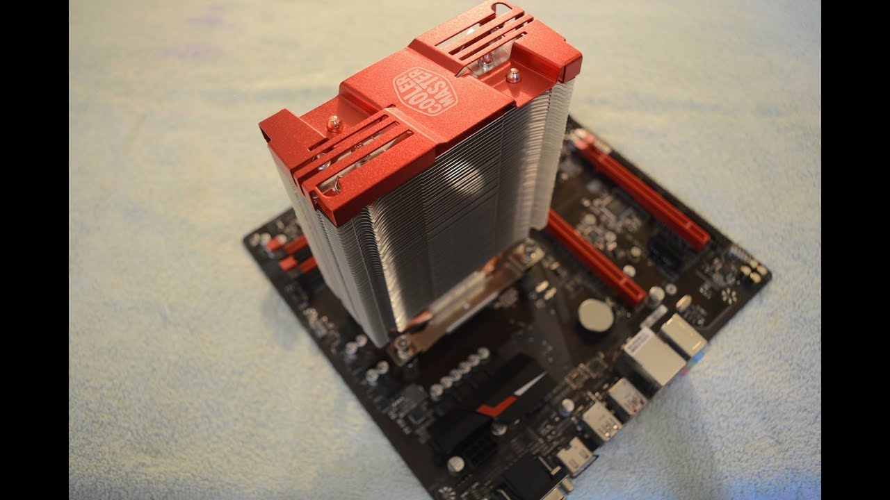 Cooler Master Hyper 212 LED Unboxing & Installation (Ryzen)