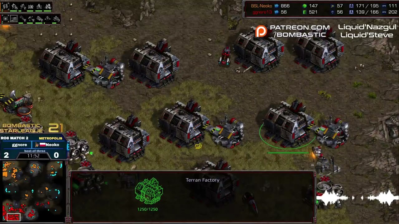 BSL 21 Hasuleauge T1 Round of 8 Ggnore v Neoko game 3