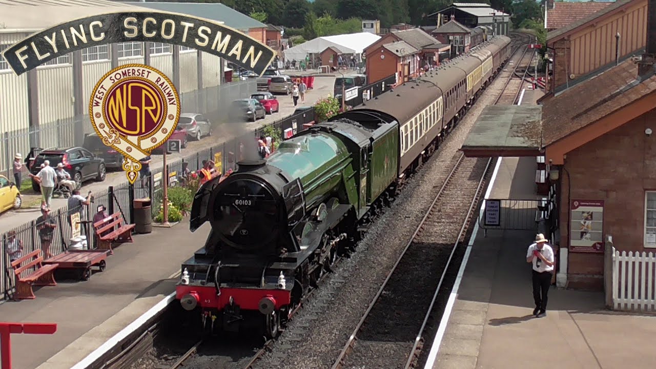Flying Scotsman returns to the West Somerset Railway 28/06/2025 #railway200