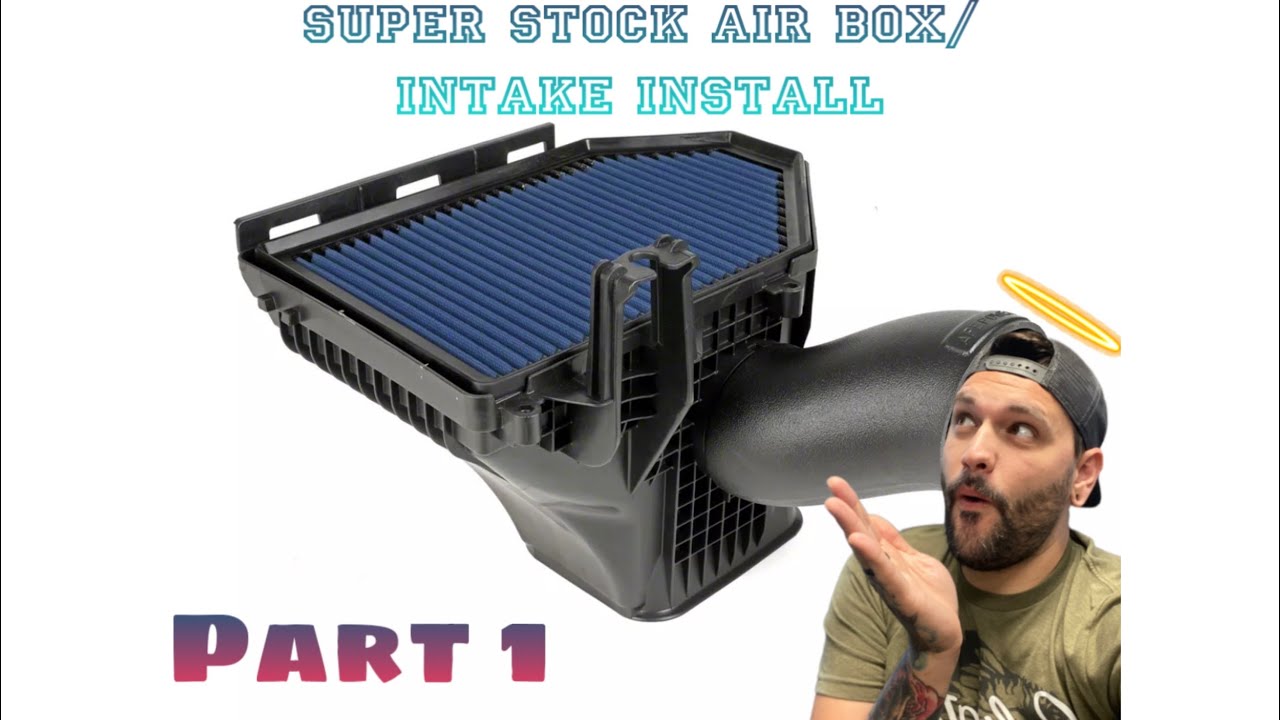 “Super Stock” intake/air box install pt.1