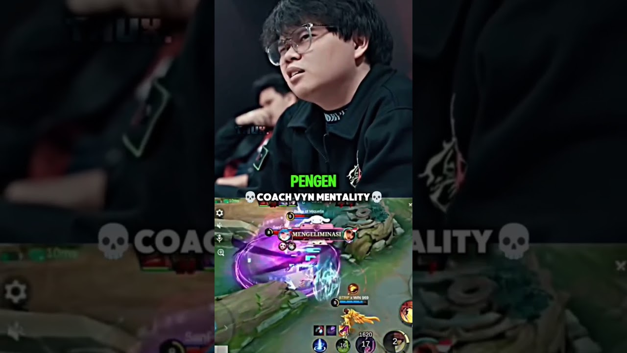 gilaa coach vyn tegas banget bilang nya #trending #mobilelegends #evosesport #evosvyn #vyn #mplid
