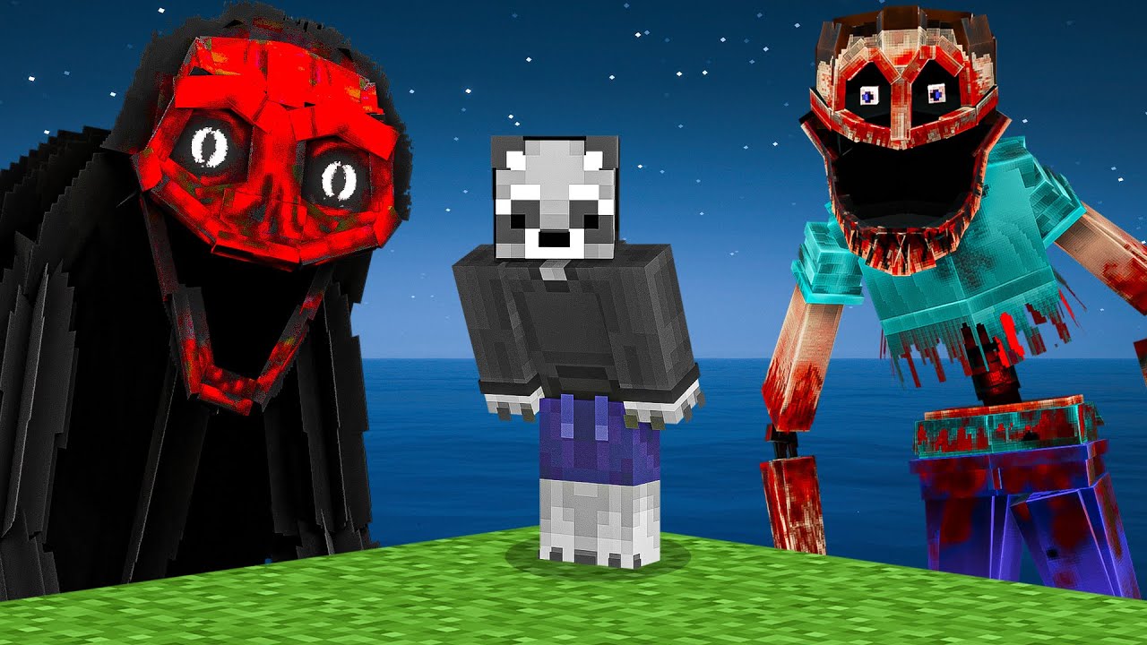 Sobreviví a Todos los Mods de Terror en una Isla Desierta en Minecraft #2