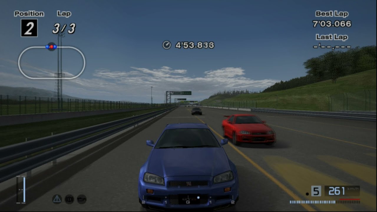 Gran Turismo 4 Driving Mission 23: Slipstream Battle 3: Nissan Skyline GT-R