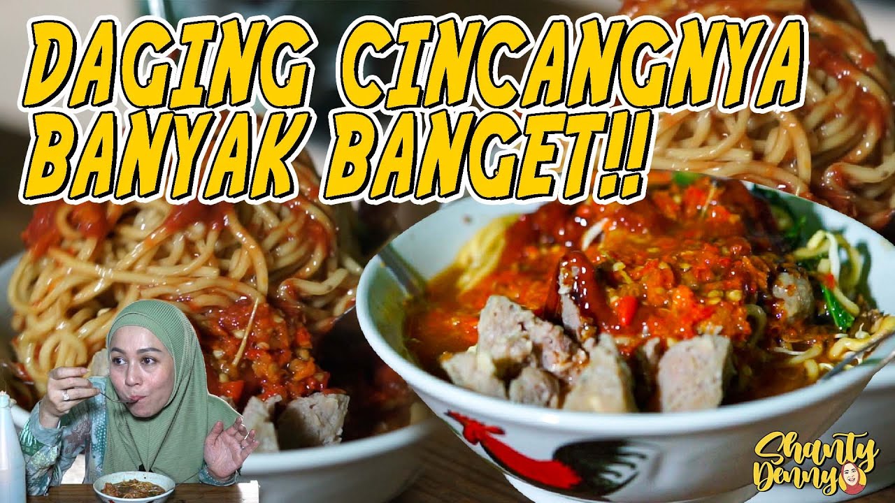 DAGING CINCANGNYA BANYAK BANGET!! MIE BAKSO 86 H. HARUN!!