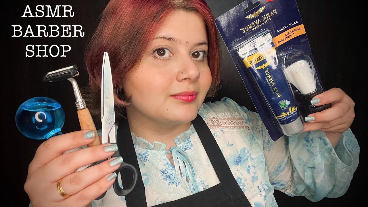 ASMR Gentleman Beard Shaving and Styling | Barber Shop | Personal Attention | Layered Sounds