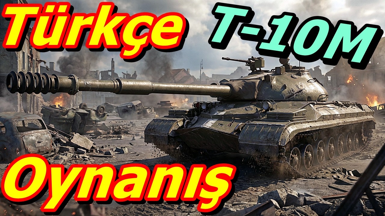War Thunder T-10M Türkçe Oynanış (ÇİNLİ Oyunculara Karşı)