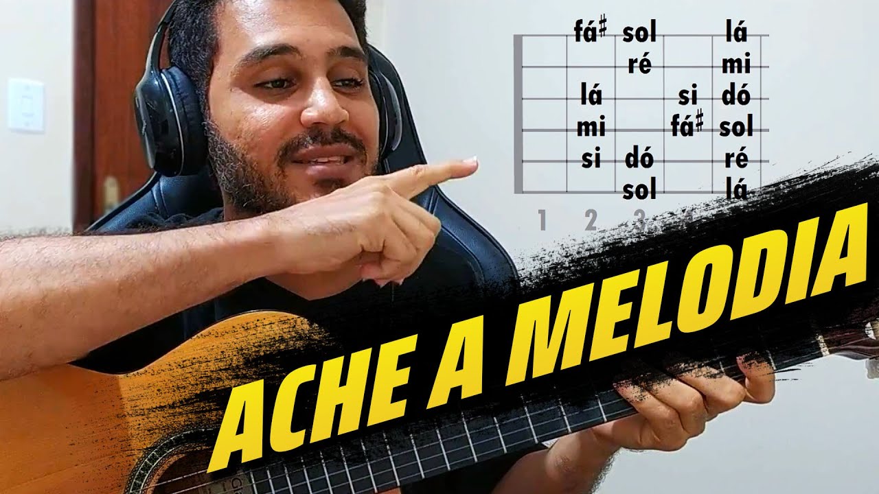 Ache a Melodia da Música Usando a Escala
