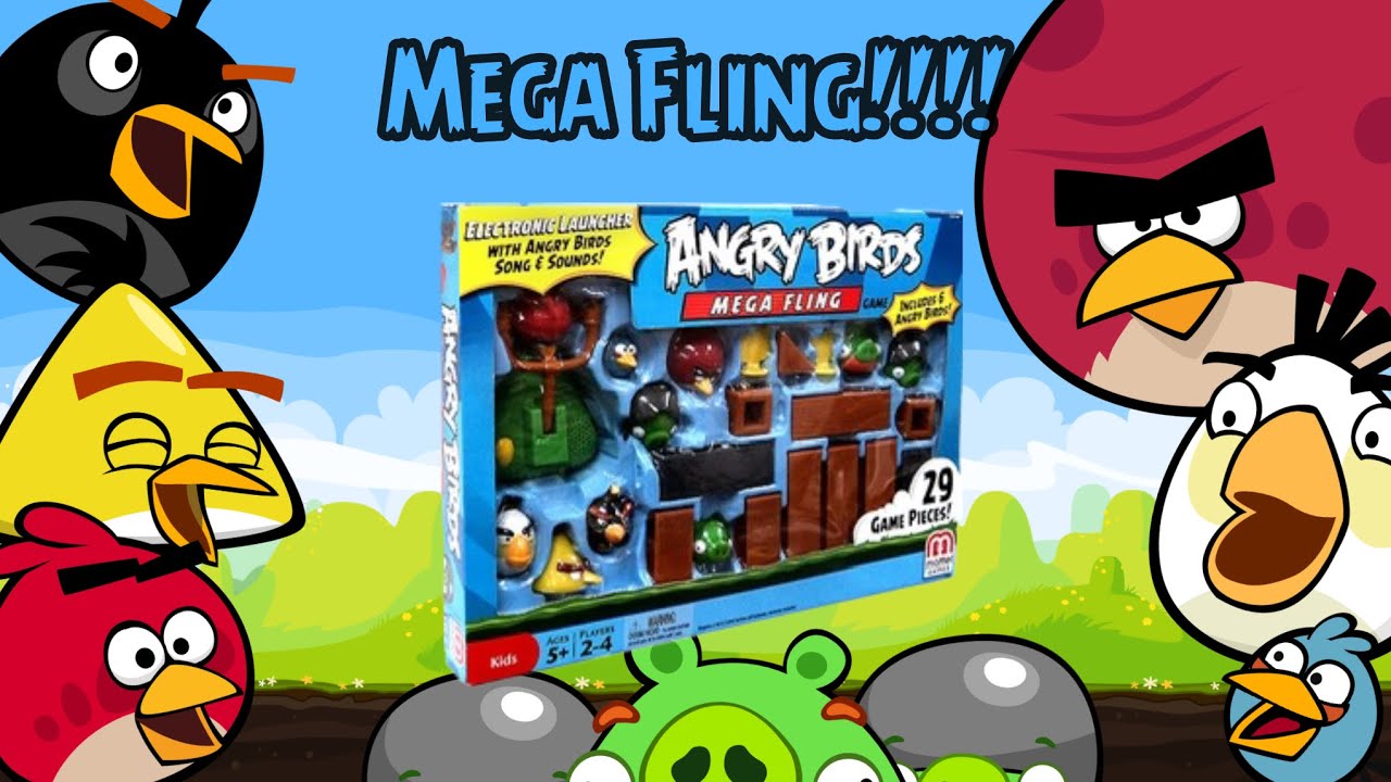 Angry Birds Mega Fling Mattel Unboxing + Review!