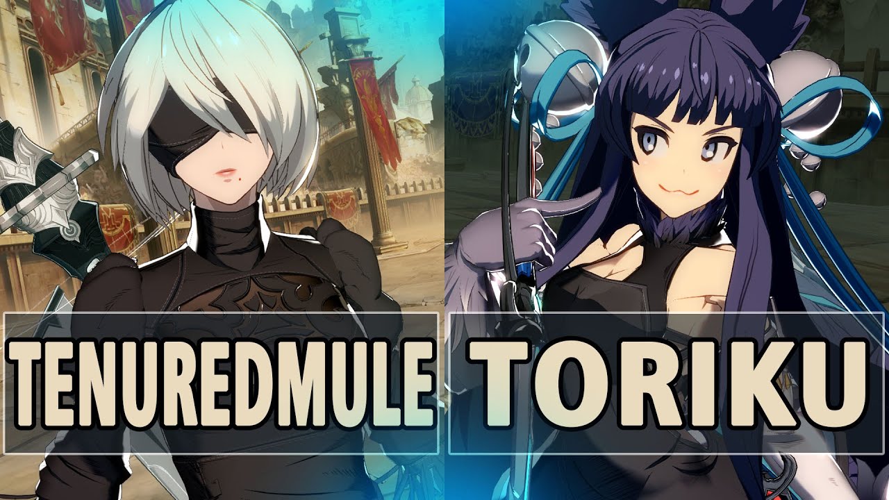 GBVSR:🔥Tenuredmule (2B) Vs Toriku (Yuel)🔥| High Level Gameplay.