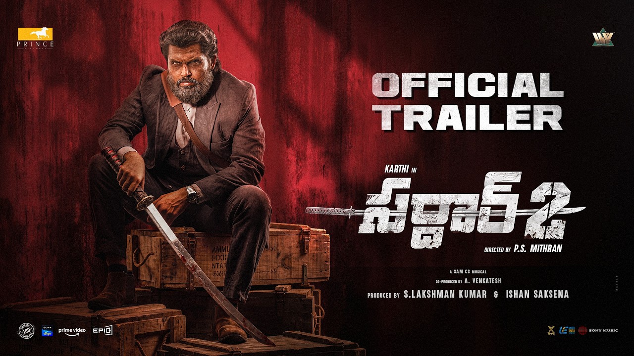 Sardar 2 - Official Trailer (Telugu) | Karthi | SJ Suryah | Malavika | Ashika | PS Mithran | Sam CS