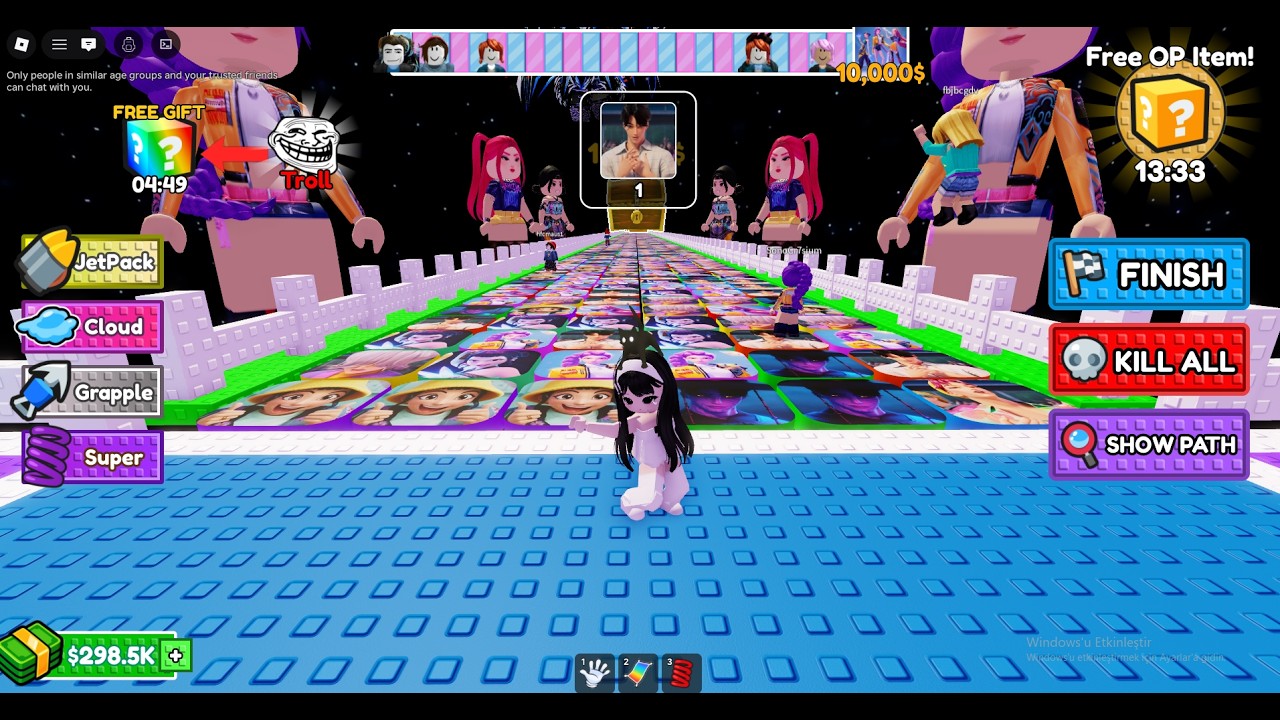 Playing Roblox With Every Viewer LİVE #roblox #shorts 1421