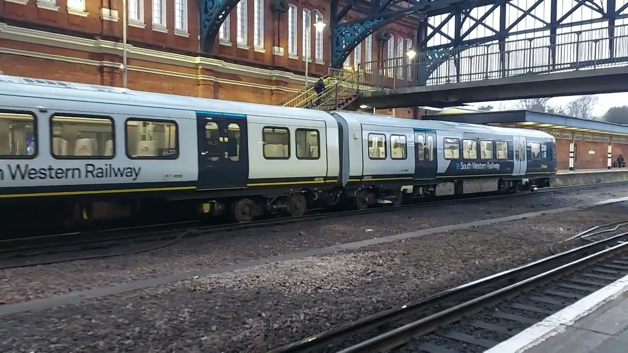 SWR Class 701 (002) Arterio arriving at Bournemouth on testing! [29/02/24]