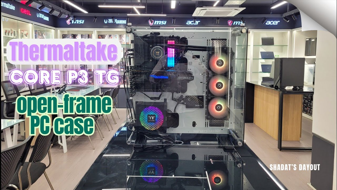 The Most INSANE Open-Frame PC Case of 2025! 🔥 (Thermaltake Core P3 TG Review)