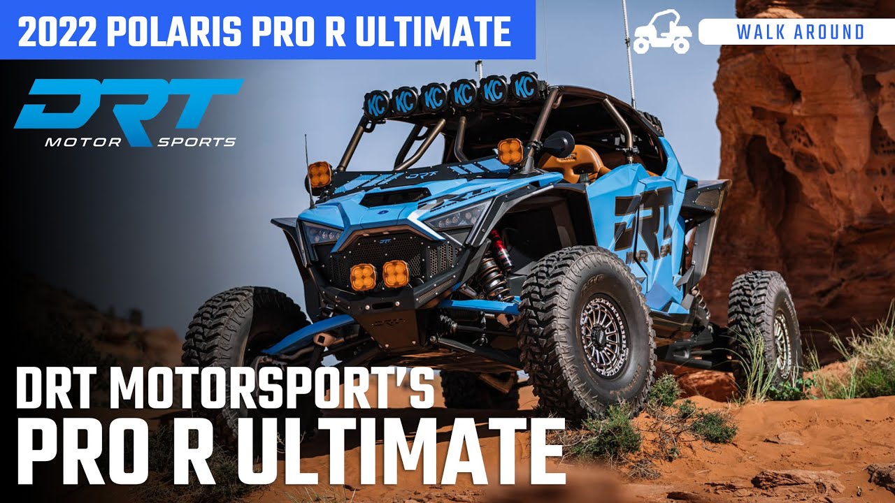 4-дверный Polaris Pro R Ultimate 2022 года от DRT Motorsport
