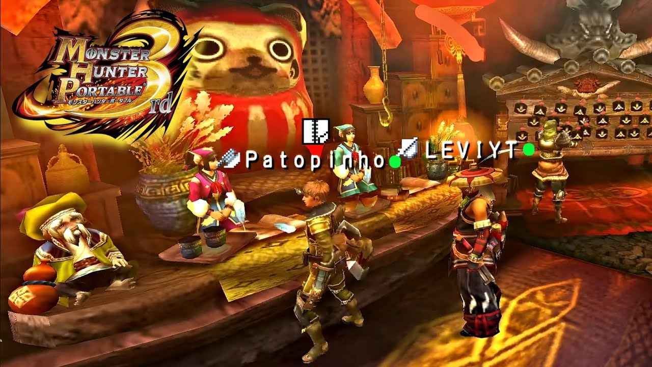 COMO JOGAR O MONSTER HUNTER ONLINE NO [PPSSPP]