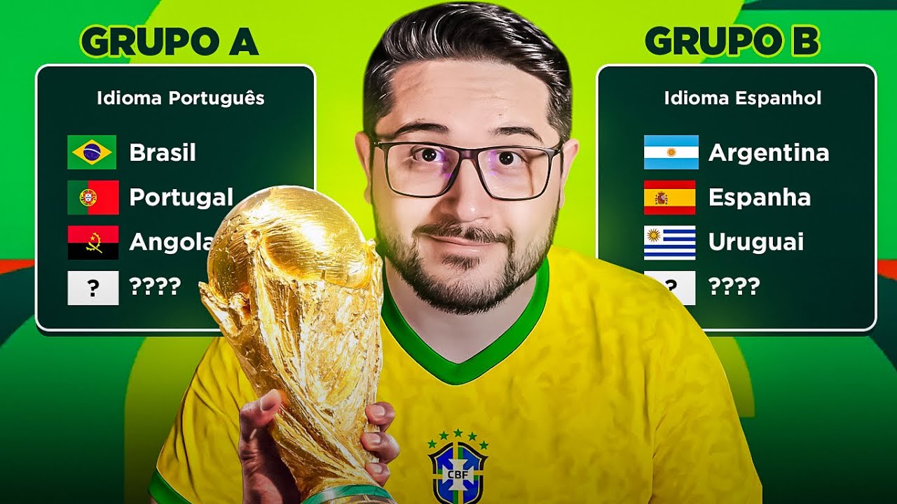E se a COPA DO MUNDO fosse por IDIOMA? 🏆