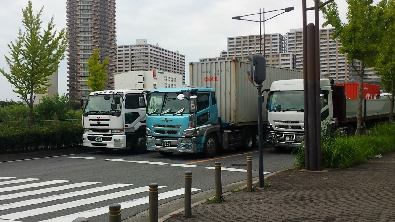 🇯🇵 Truck Spotting in Osaka Japan |  大阪でのトラックスポッティング (2015.09.16)