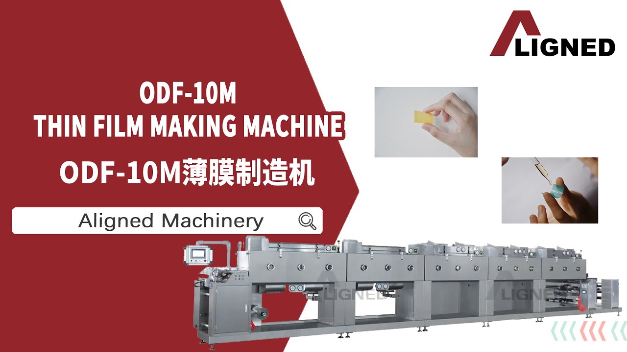 Faster and more efficient ODF-10m oral thin film making machine