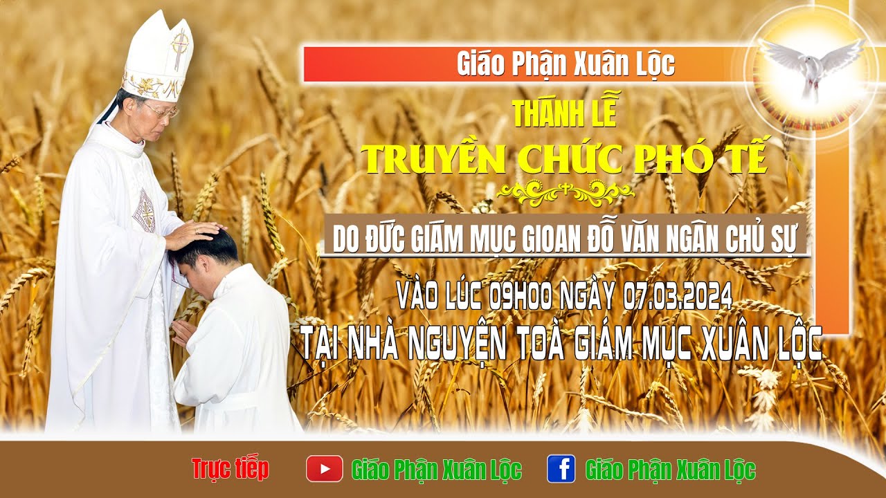 Thánh Lễ TRUYỀN CHỨC PHÓ TẾ Giáo Phận Xuân Lộc tại Nhà Nguyện Tòa Giám Mục Xuân Lộc