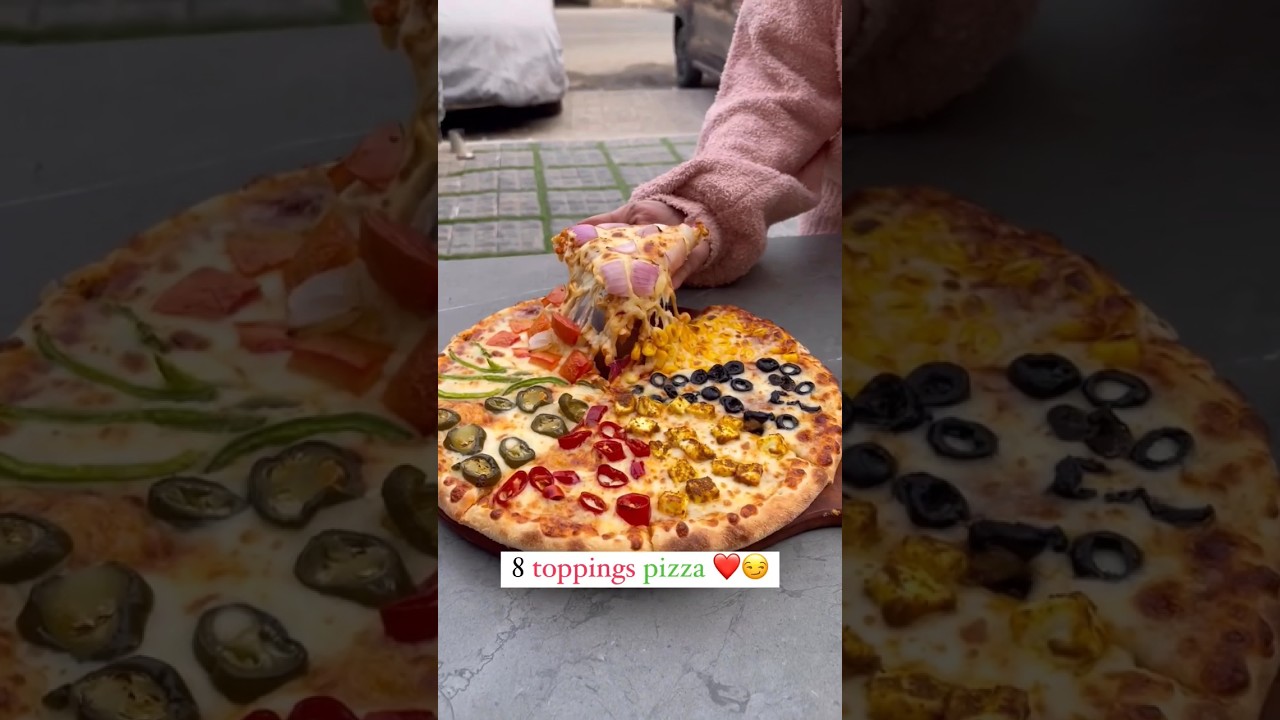 8 toppings pizza #shorts