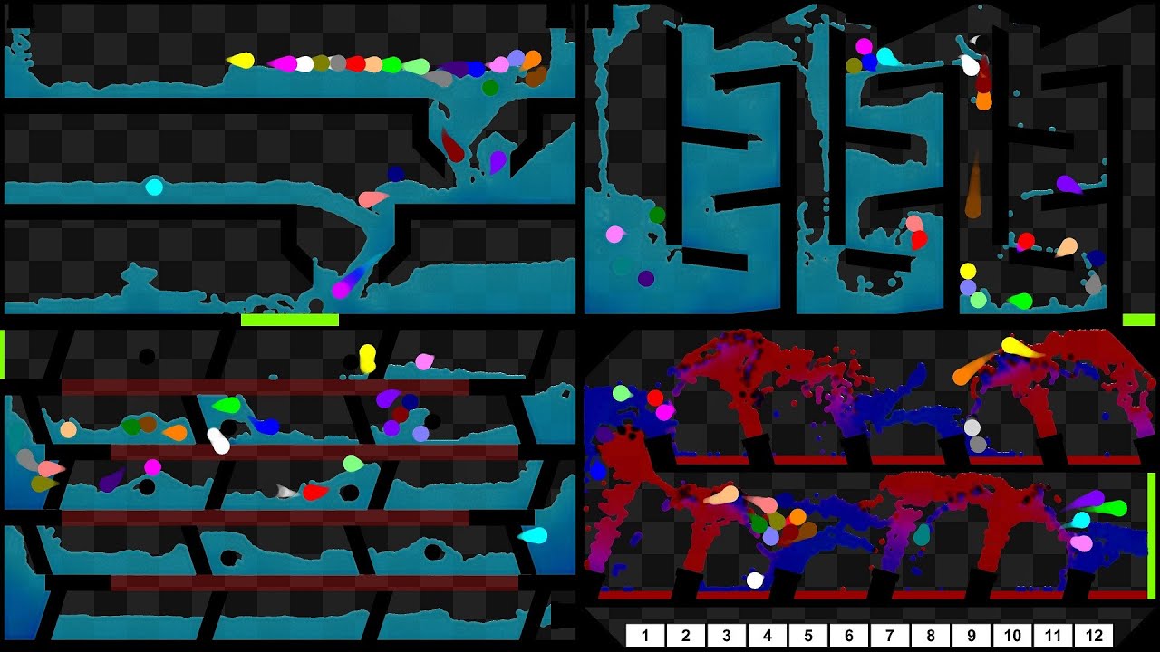 Water Stream - Elimination Marble Race in Unity