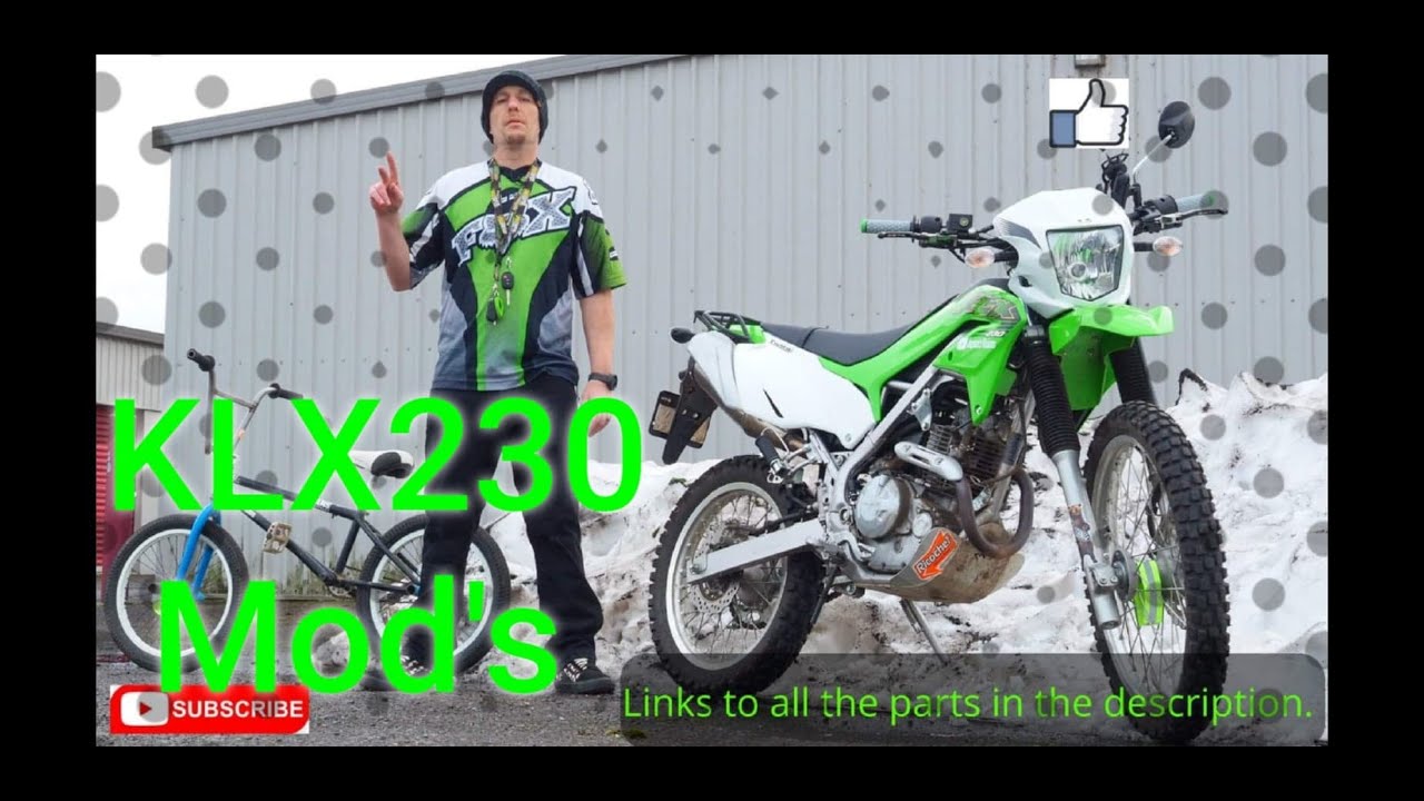 Kawasaki KLX230 Mod's / Upgrades - 4K