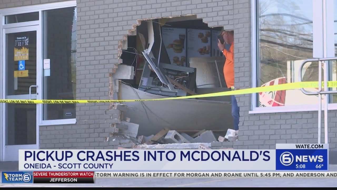 Suspect in Oneida McDonald’s crash accused of fleeing Ohio police previously