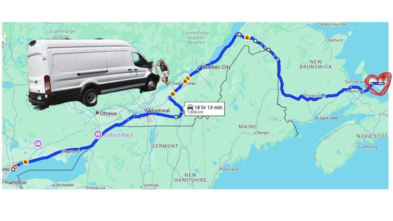 Toronto to Prince Edward Island (P.E.I) Road Trip