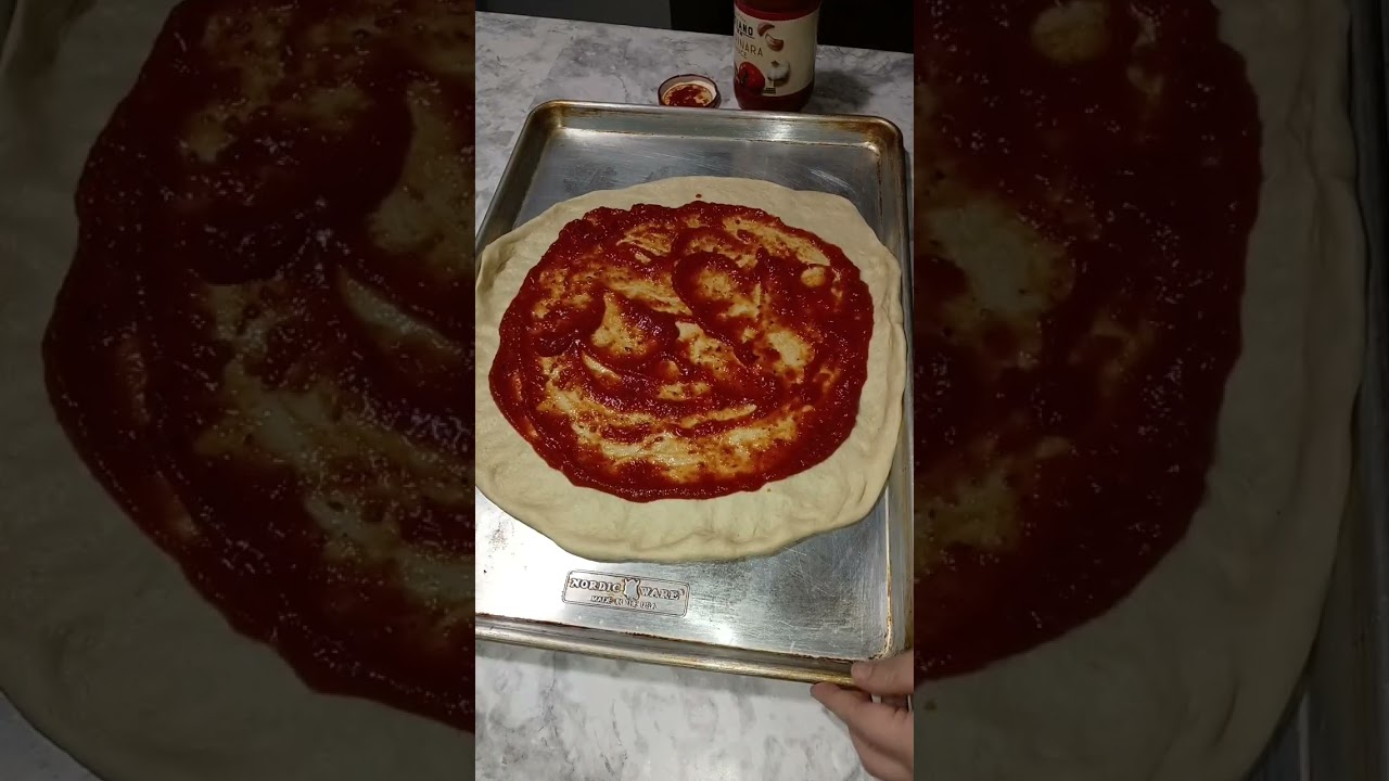 Pizza rellena casera 