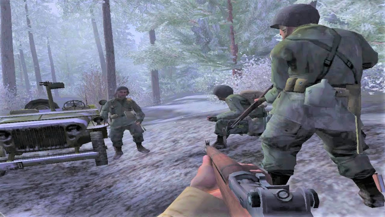 WW2 - Battle of the Bulge - Bastogne - Call of Duty United Offensive